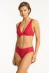 Sea Level Honeycomb Longline Underwire Bra